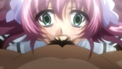 animated blowjob blowjob_face cum_inside face_fucking green_eyes murakami_teruaki pink_hair sound tagme teacher_and_student vibrator_in_pussy video yagami_yuu