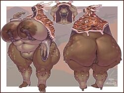4:3 andromorph anthro areola dizzyknight female hi_res hyper intersex solo