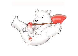 after_sex anus axe balls bear cartoon_network cum cum_in_ass cum_inside erection gay humanoid_penis ice_bear male male_only mammal melee_weapon penis polar_bear seyrmo we_bare_bears weapon