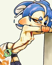 flat_chest flat_chested hinaz1 nipples octoling octoling_girl shiver_(splatoon) shiver_(splatoon_raiders) shiver_hohojiro skinny skinny_female splatoon splatoon_(series) splatoon_3 splatoon_raiders tagme tentacle_hair topless topless_female