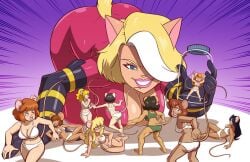 10girls abby_sinian ann_gora april_o'neil april_o'neil_(tmnt_1987) axel-rosered bangs_over_one_eye blonde_hair blue_eyes bra_and_panties brown_hair callie_briggs captain_planet_and_the_planeteers captured catgirl chip_'n_dale_rescue_rangers disney doctor_blight elisa_maza evil_grin felina_feral female gadget_hackwrench gargoyles gi_(captain_planet) jar linka macro macro_female micro micro_female mouse mouse_girl mousegirl size_difference species_swap species_transformation swat_kats trapped_in_jar white_streak