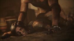 1girls 3d 3d_animation animated animation ass athletic_female bottomless dirty doggy_style face_down_ass_up female female_focus from_behind gifdoozer human lara_croft light-skinned_male male mud no_sound rape tagme tomb_raider video