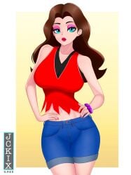 pauline from donkey kong (series) by jckix art