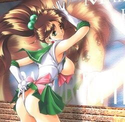 90s bishoujo_senshi_sailor_moon female female_only human kantori makoto_kino sailor_jupiter solo tagme