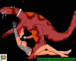 animated bestiality dino_crisis dinosaur oral penis regina_(dino_crisis) straight surfing_charizard tagme zoophilia