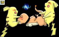 . animated charmander color fellatio female fire furry interspecies male multiple_males nintendo oral pikachu pokémon_(species) pokemon pokemon_rgby sex straight surfing_charizard tail tail_fire vaginal_penetration