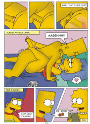 bart_simpson brother_and_sister comic female human incest jimmy_(artist) lisa_simpson male marge_simpson missionary missionary_position sex spread_legs spreading straight table_lotus table_lotus_position the_simpsons vaginal vaginal_penetration yellow_body