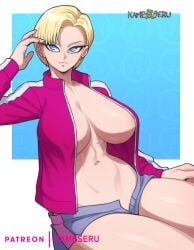 android 18 from dragon ball by kameseru