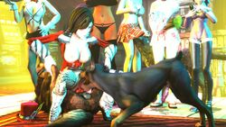 2animals 2boys 3d 6+girls 6girls anal animated borderlands canine_penis cunnilingus dog dominant_female_submissive_feral feral_on_female knot mad_moxxi multiple_boys multiple_girls no_sound penis santalol sex tagme video zoophilia