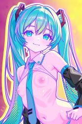 hatsune miku from vocaloid by finnflint (boosty)