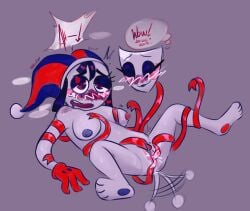 gangle (the amazing digital circus) from glitch productions by succulentgeckos
