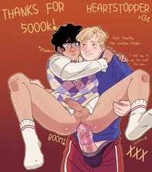 charlie spring from heartstopper by leonelart