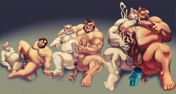 2_heads anthro anthro_on_anthro anus balls beard belly big_belly blazingcheecks body_hair brown_hair chest_hair cum cumshot dildo double_dildo duo ejaculation erection facial_hair foreskin fusion hair kissing male mammal merging multi_head nipple_play orgasm overweight overweight_male partially_retracted_foreskin penis pig porcine retracted_foreskin sequence sex_toy transformation uncircumcised uncut vein veiny_penis yaoi