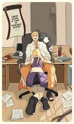 ass back_view blonde_hair blowjob boruto:_naruto_next_generations clothed clothed_sex duo fellatio female fishnets human implied_fellatio implied_oral implied_sex indrockz indy_riquez ino_yamanaka kneeling kneeling_oral_position male milf naruto on_knees oral oral_sex ponytail rear_view straight uzumaki_naruto