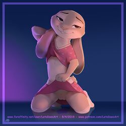 judy hopps from disney by letodoesart