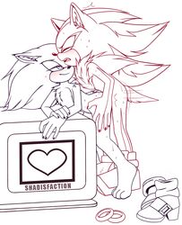 anal blush chest_tuft claws ear_tuft fangs fluffy hair hedgehog invalid_tag long_hair male mammal moan nude open_maw penetration shadisfaction shadow_the_hedgehog short_tail smile sonadow sonic_(series) sonic_the_hedgehog teeth thrust tongue tuft yaoi