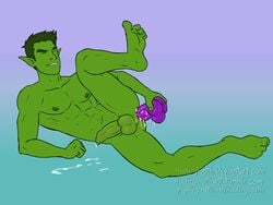 1boy 2015 4:3 5_toes abs anal anal_masturbation anal_penetration anal_sex ass_juice athletic balls ballsack beast_boy blue_background boner closed_eyes cum cum_drip cum_on_ground cum_string cumlube dc dc_comics dildo dildo_in_ass dripping erect_nipples erection feet foreskin full_body garfield_logan gay gay_sex gradient_background green_hair green_nipples green_skin headingsouth holding_dildo human humanoid_feet humanoid_penis intact long_foreskin lying male male_nipples male_only mammal masculine masturbation muscular_male nude nude_male on_side orgasm_face orgasm_from_anal pecs penetration penis pink_background plantigrade pointy_ears primate purple_dildo raised_leg scrotum self_fuck sex_toy shaved_crotch simple_background smooth_penis smooth_skinned_male soles solo spread_ass spread_legs teen_titans testicles thrusting_into_ass toe_curl toes toned_male toying_self uncut unretracted_foreskin yaoi