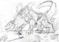 2017 all_fours claws clothing dragon growth kobold male nyhgault penis torn_clothing transformation wings