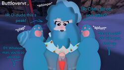 1femboy 2boys anal anal_sex ass ass_focus belly belly_bulge blue_body blue_fur blue_hair butt_focus buttlovervr chest_fur chest_tuft eyebrow_piercing fat_ass femboy femboy_on_male femboy_penetrated femboysub gay gay_anal gay_sex gorilla gorilla_tag grey_fur gtag hat internal internal_cumshot internal_view lifting_leg lifting_partner monkey neck_fluff neck_tuft outdoors pawpads paws pineapple pinned pinned_against_wall raccoon_tail see-through self_upload shiny shiny_skin shirt shirt_design shirt_only snow sunhat talking_to_partner text toe_beans tree trees virtual_reality visible_breath