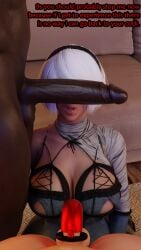 yorha 2b from nier: automata by aisloppytoppy