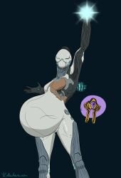 belly_bulge citrine_(warframe) hyper hyper_belly inserting kakukaracza nova_(warframe) oral_vore prey prey_bulge prey_outline prey_shaped_bulge vore vore_belly vore_comic vore_sex warframe warframe_(species)