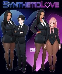 1futa 2boys bulge consensual femboy futanari pink_horizons title tuxedo