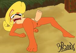 animated anthro anus bandicoot bpq00x coco_bandicoot crash_(series) disembodied_penis duo erection female human humanoid_penis male mammal marsupial nude penetration penis pussy sex straight vaginal_penetration vein video_games