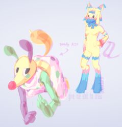 background character from dandy's world by plumpandpink