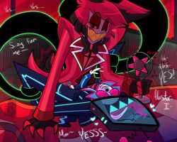 alastor (hazbin hotel) from hazbin hotel