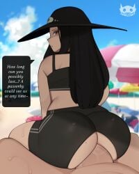 anal anal_insertion anal_penetration anal_sex arc_system_works beach black_hair continuation crossdressing crossdressing_(mtf) crossdressing_male emotionless emotionless_male emotionless_sex femboy functionally_nude gay gay_anal gay_male gay_sex gdblight guilty_gear guilty_gear_strive homosexual homosexual_male homosexual_sex huge_cock indifference indifferent large_ass looking_back looking_pleasured male male/male male_focus male_only male_penetrated male_penetrating male_penetrating_male nonbinary nonbinary_(lore) orgasm orgasm_face penis penis_in_ass pleasured public_sex red_eyes reverse_cowgirl_position riding_penis summer swimsuit testament_(guilty_gear) text torn_shorts uncaring