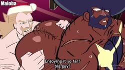 animated animation ass bara big_ass big_butt blonde bubble_ass bubble_butt butt christmas christmas_2025 dark-skinned_male dark_skin dat_ass dat_butt fat_ass fat_butt garterbelt_(psg) gay huge_ass huge_butt interracial large_ass large_butt light-skinned_male light-skinned_male/dark-skinned_male light_skin male male_only maloba muscular muscular_male panty_&_stocking_with_garterbelt rimjob rimming rimming_male round_ass round_butt tagme thick_ass thick_butt tongue_out video