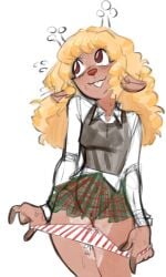 noelle holiday from deltarune by brialzebubbie