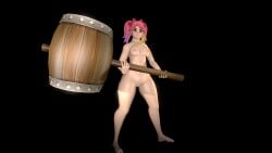 3d 3d_(artwork) female hammer saiko_bichitaru_(smg4) self_upload smg4