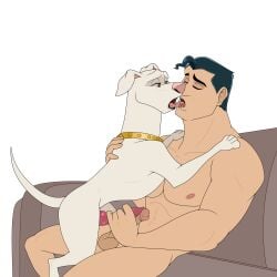 krypto from dc league of super-pets by enookie