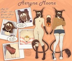 amber_eyes animal_genitalia anthro balls blush bottomwear brown_hair canine_genitalia chastity_cage chastity_device clothing converse_shoes daisy_dukes dalipuff denim denim_bottomwear denim_clothing denim_shorts digital_media_(artwork) english_text erection felid feline fur genital_piercing genitals hair hotpants knot knotted_penis male mammal nipple_piercing nipples penis piercing polaroid_photo reference_image shorts smile speech_bubble tail tail_tuft tan_body tan_fur text tuft tufted_ears whiskers