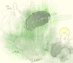 anthro ascending balls balls_sound_effects big_balls big_penis bodily_fluids claws closed_eyes death fart fatal_vore flies_for_smell fluffy genital_fluids genitals hi_res huge_balls huge_cock hyper hyper_balls hyper_genitalia hyper_penis legs_up male monochrome musk nathygutter nathyness onomatopoeia penis precum rain_world saggy_balls saint_(rain_world) slugcat solo sound_effects text tongue tongue_out vein veiny_penis videocult vore yellow_eyes