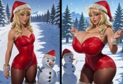 sabrina carpenter (fortnite) from christmas by juiceyarts