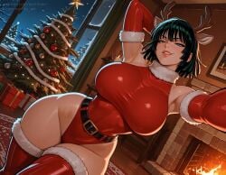 fubuki (one-punch man) from christmas by vertiloart