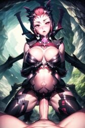 ai_generated big_breasts elise_kythera_zaavan league_of_legends penis