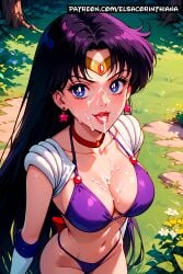 1woman admiring ai_generated anime big_breasts black_hair black_hair_female breasts camp cum cum_in_breasts cum_in_mouth cum_on_breasts cum_on_mouth elsacorinthiana exhibitionism female female_only field high_gap horny horny_face horny_female light-skinned_female light_skin long_hair long_hair_female nature navel open_mouth pale-skinned_female pale_skin patreon patreon_link patreon_url patreon_username posing posing_for_picture posing_for_the_viewer purple_bikini purple_eyes purple_panties realistic semi-naked semi-nude semi-nudity semi_naked semi_nude skinny standing thong_bikini thong_bikini_bottom viewed_from_above