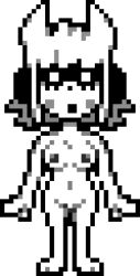 monochrome nude nude_female pixel_art sprite tagme transparent_background