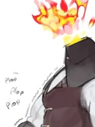 autofellatio blowjob fellatio fire giving_head headless_horseman kogito plap self_sucking sucking_penis sucking_self_off technical_selfcest