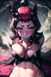 ai_generated big_breasts elise_kythera_zaavan league_of_legends penis riot_games