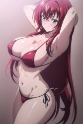 ai_generated arisato_yu big_breasts bikini high_quality high_school_dxd rias_gremory