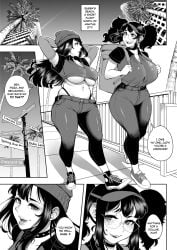 2girls a-block:_tips_please a-block_(series) big_ass big_breasts big_thighs bisexual bisexual_female breasts breasts_bigger_than_head bursting_breasts comic crossover curvaceous curvy curvy_figure digital_media_(artwork) female geek gid_sama hips hourglass_figure huge_ass huge_breasts huge_thighs judy_blackburn juuichi11 large_ass large_breasts large_thighs legs mature mature_female nerd nerdy_female pizza_thot plump plump_ass plump_breasts plump_thighs slim_waist story thick thick_hips thick_legs thick_thighs thighs tips_(gats) voluptuous voluptuous_female waifusplit waist wide_hips wide_thighs
