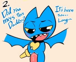 adorabat age_difference anthro bat bat_wings blush bodily_fluids cartoon_network cub daughter_(lore) dialogue duo english_text eugene_(mao_mao:_heroes_of_pure_heart) fangs father_(lore) father_and_child_(lore) father_and_daughter_(lore) female genital_fluids genitals incest_(lore) looking_back male mao_mao:_heroes_of_pure_heart open_mouth parent_(lore) parent_and_child_(lore) parent_and_daughter_(lore) pegleg penis pussy semi-anthro sex size_difference soulcentinel teeth text tongue vaginal_fluids violetechoes young young_anthro younger_anthro younger_female