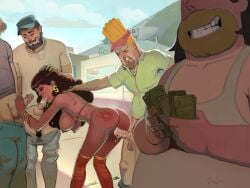 1girls 4boys ass bending_over bent_over bikini bimbo bimbofication black_hair blonde_hair blowjob breasts cartoon_network cash cheating cheating_girlfriend clothed clothed_sex clothing connie_maheswaran cuckold cum cum_in_mouth cum_in_pussy cum_in_throat cum_inside dark-skinned_female dark_hair dark_skin disclaimer ear_piercing earrings exposed exposed_ass exposed_breasts exposed_pussy facial_hair fellatio from_behind gangbang greg_universe hand_print handjob holding_penis indian indian_female jewelry light-skinned_female light_skin lipstick lipstick_mark lipstick_marks lipstick_on_penis lipstick_ring long_hair makeup micro_bikini money mr._fryman multiple_boys naked naked_female nipples nude nude_female oral oral_penetration oral_sex penis piercing pimp prostitute prostitution public public_exposure public_nudity public_sex pussy sex sex_from_behind spank_marks spanking spitroast steven_universe stockings stroking_penis thighhighs vagina vaginal vaginal_penetration vaginal_sex