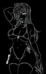 bikini female human looking_at_viewer nomus_hl parasoul skullgirls video_games