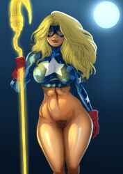 courtney whitmore from dc comics by josileudo
