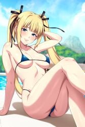 copyright_request marie_rose lindaroze large_breasts poolside tagme bikini